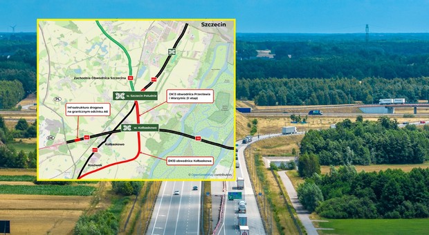 Szczecin dostanie nowe połączenie z autostradą A6. Inwestycja za 429 mln zł
