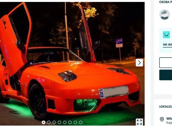 Słynna "repliczka Lambordżini" znów na sprzedaż