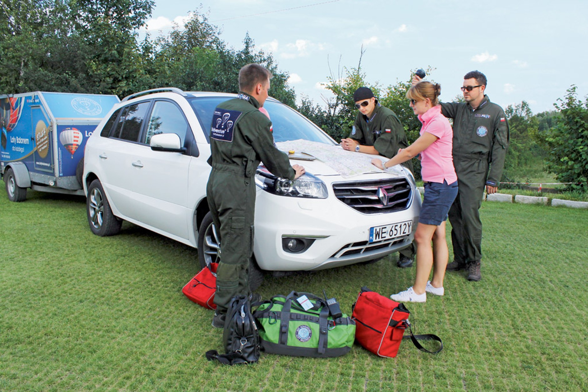 Sporty w terenie: lot balonem