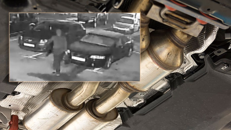 Legionowo: Hurtowa kradzież katalizatorów [WIDEO]