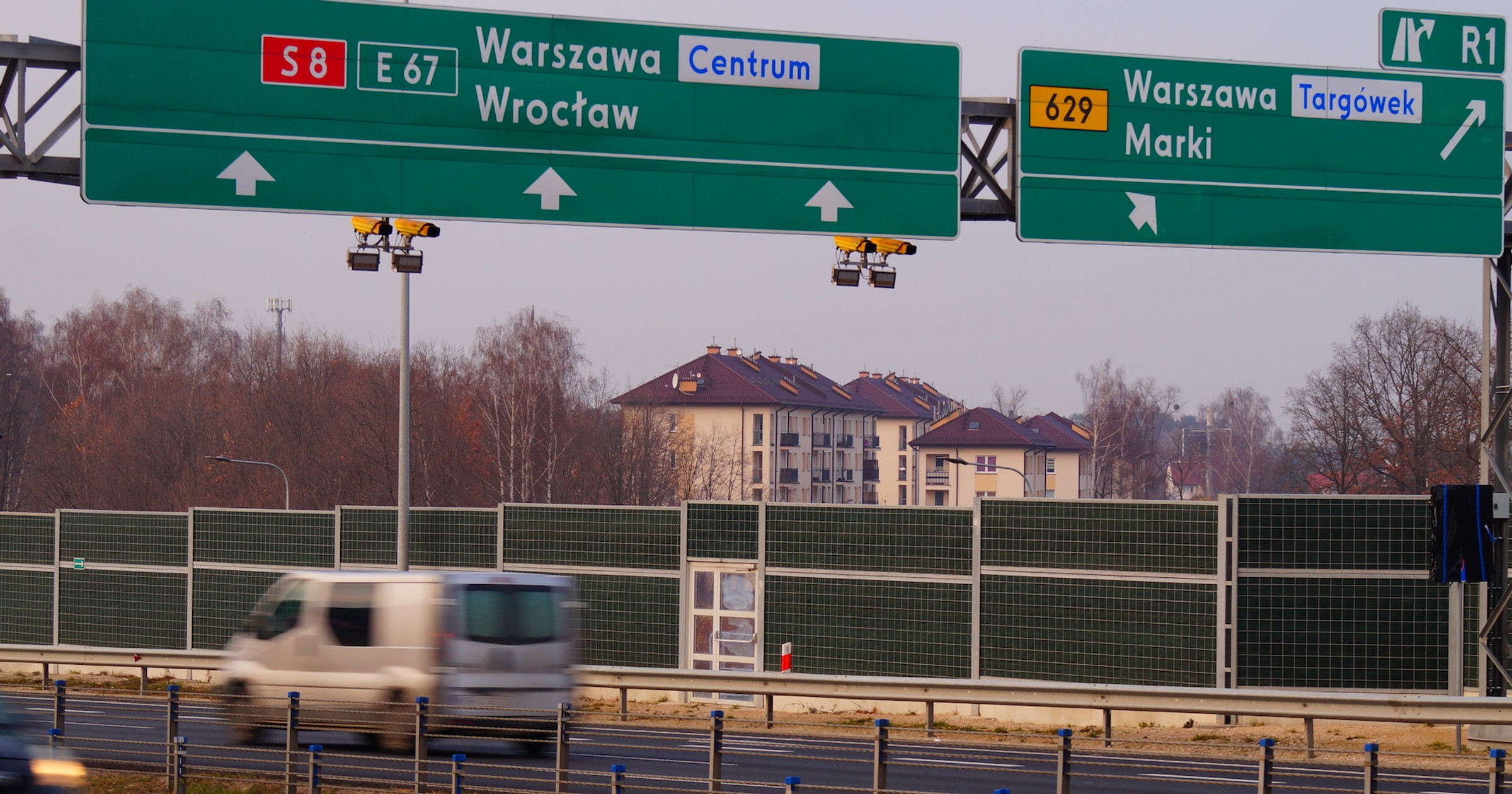 Odcinkowy pomiar prędkości na trasie S8