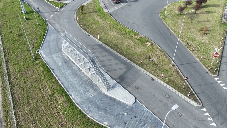 Rampa na MOP-ie w ciągu A4