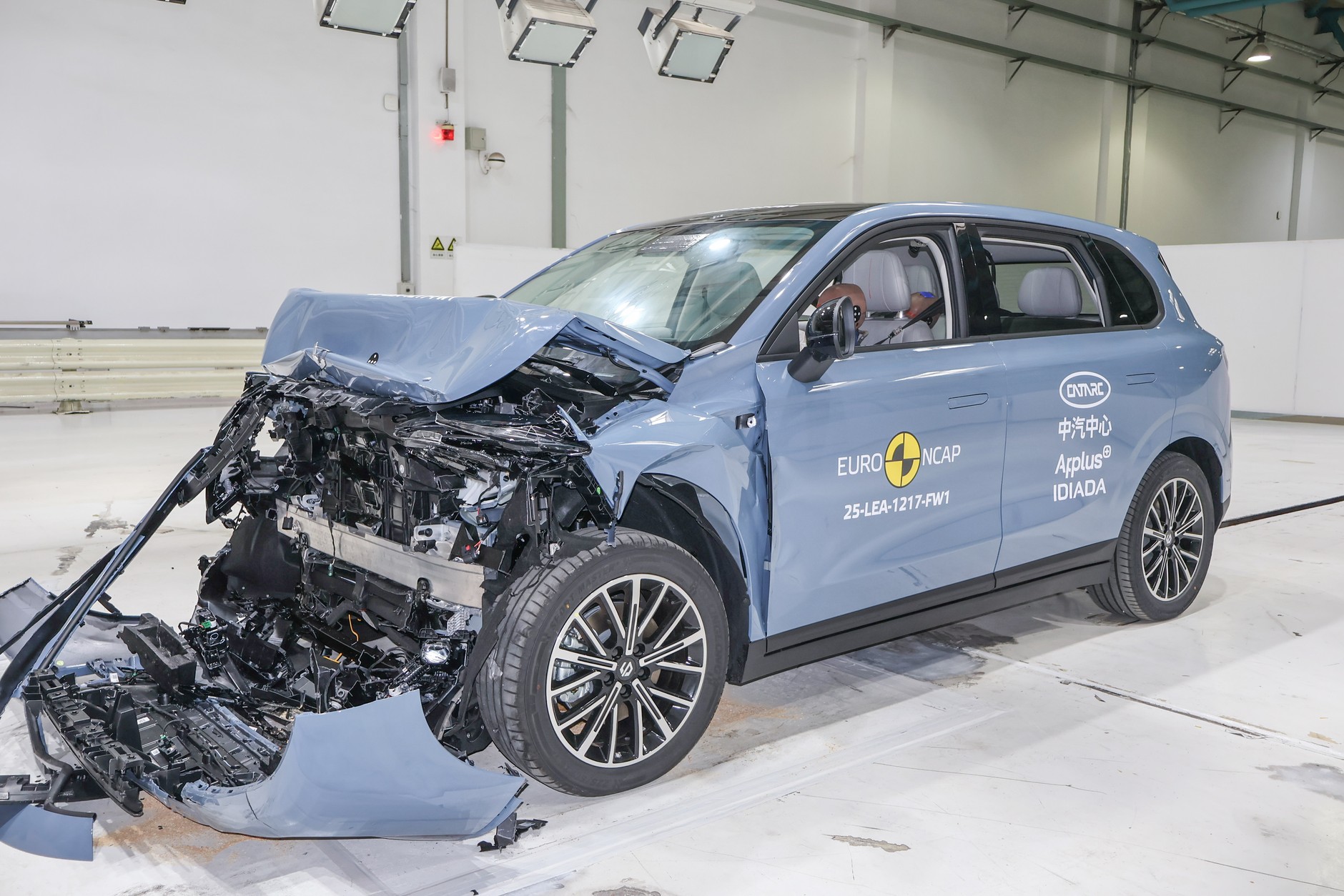 Leapmotor B10 po teście zderzeniowym