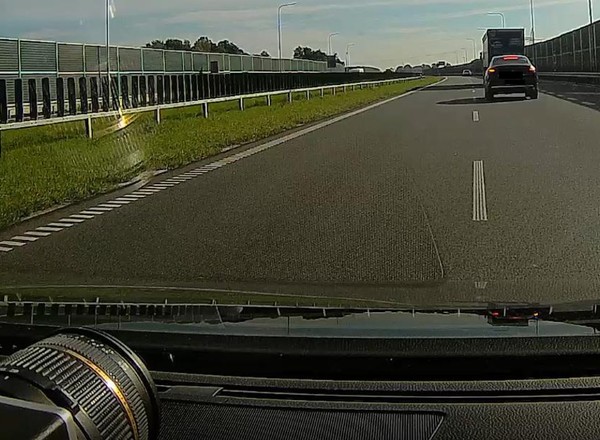 Inspektorzy GITD zaskoczyli prowadzącą Mercedesa. Jechała 169 km/h