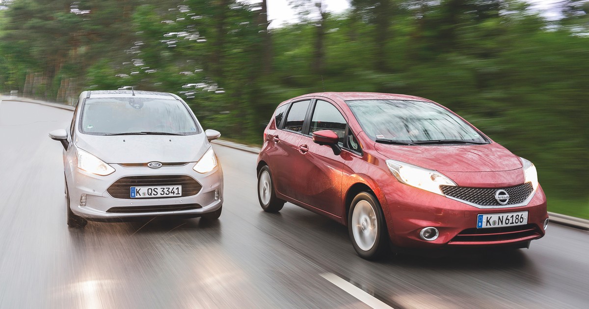 Porównanie Ford B-Max kontra Nissan Note