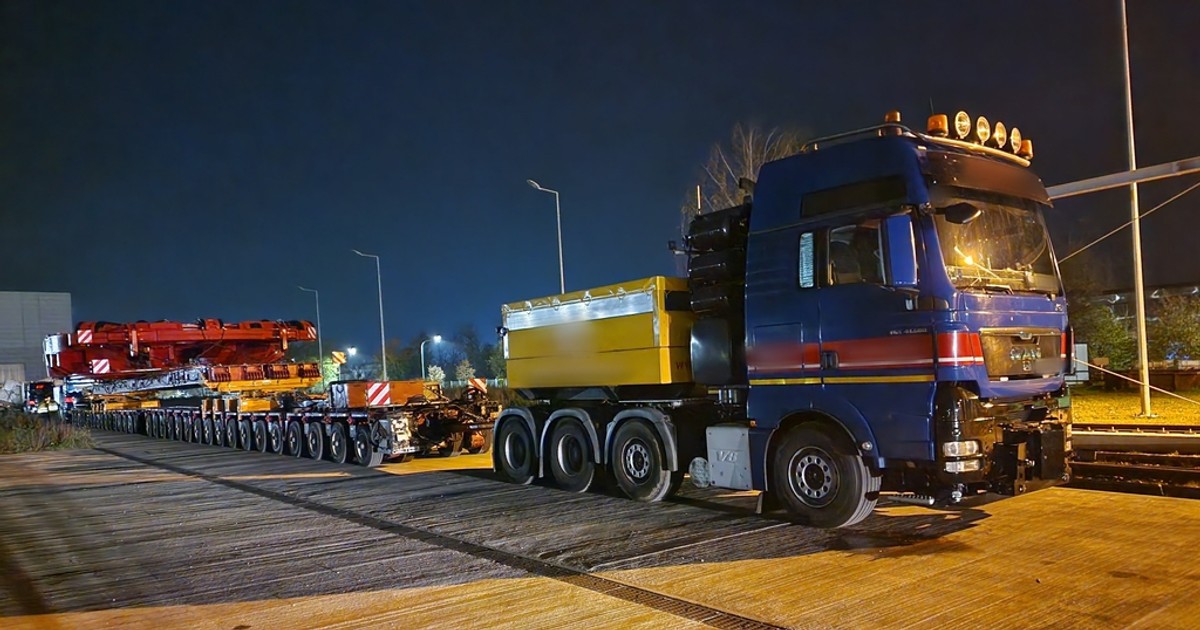 Transport maszyny TBM