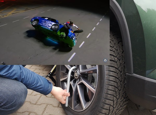 Istnieje rekord w wymianie koła podczas jazdy. I właśnie został pobity [Nagranie]