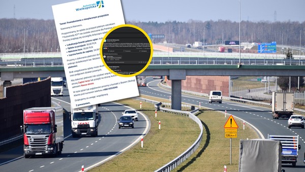Kierowcy dostają rachunki za przejazd A2. Można je zignorować