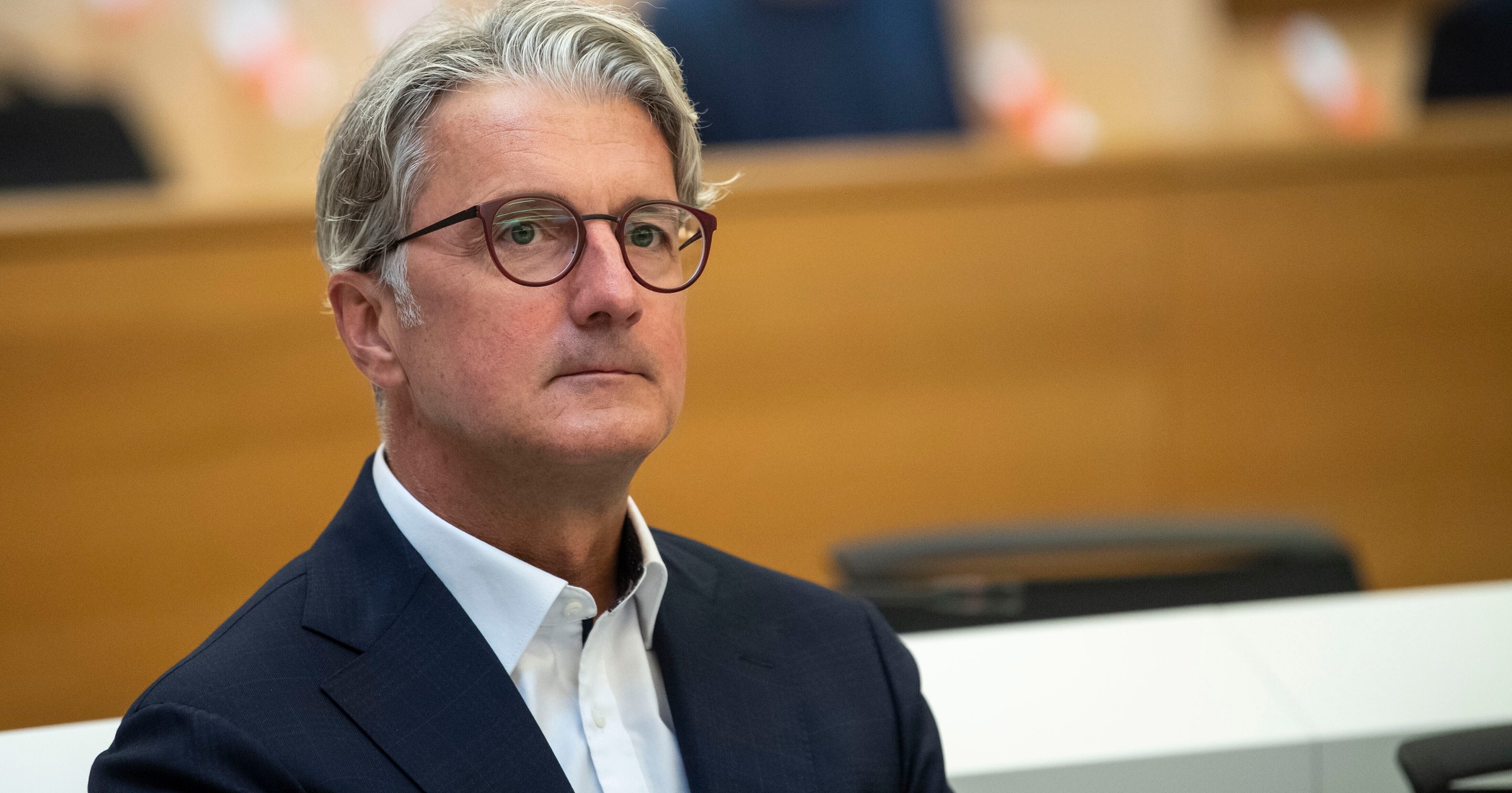 Rupert Stadler, były prezes Audi, na posiedzeniu sądu w Monachium