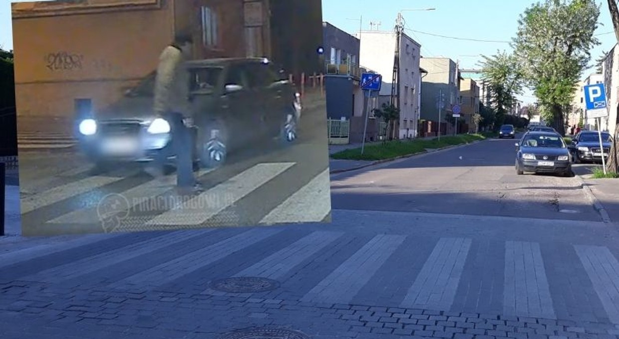 O "grubość kartki" minął pieszego na pasach. Nagranie z Opola dzieli internautów