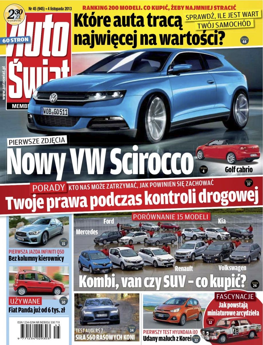 Auto Świat 45/2013 już w kioskach i na tabletach