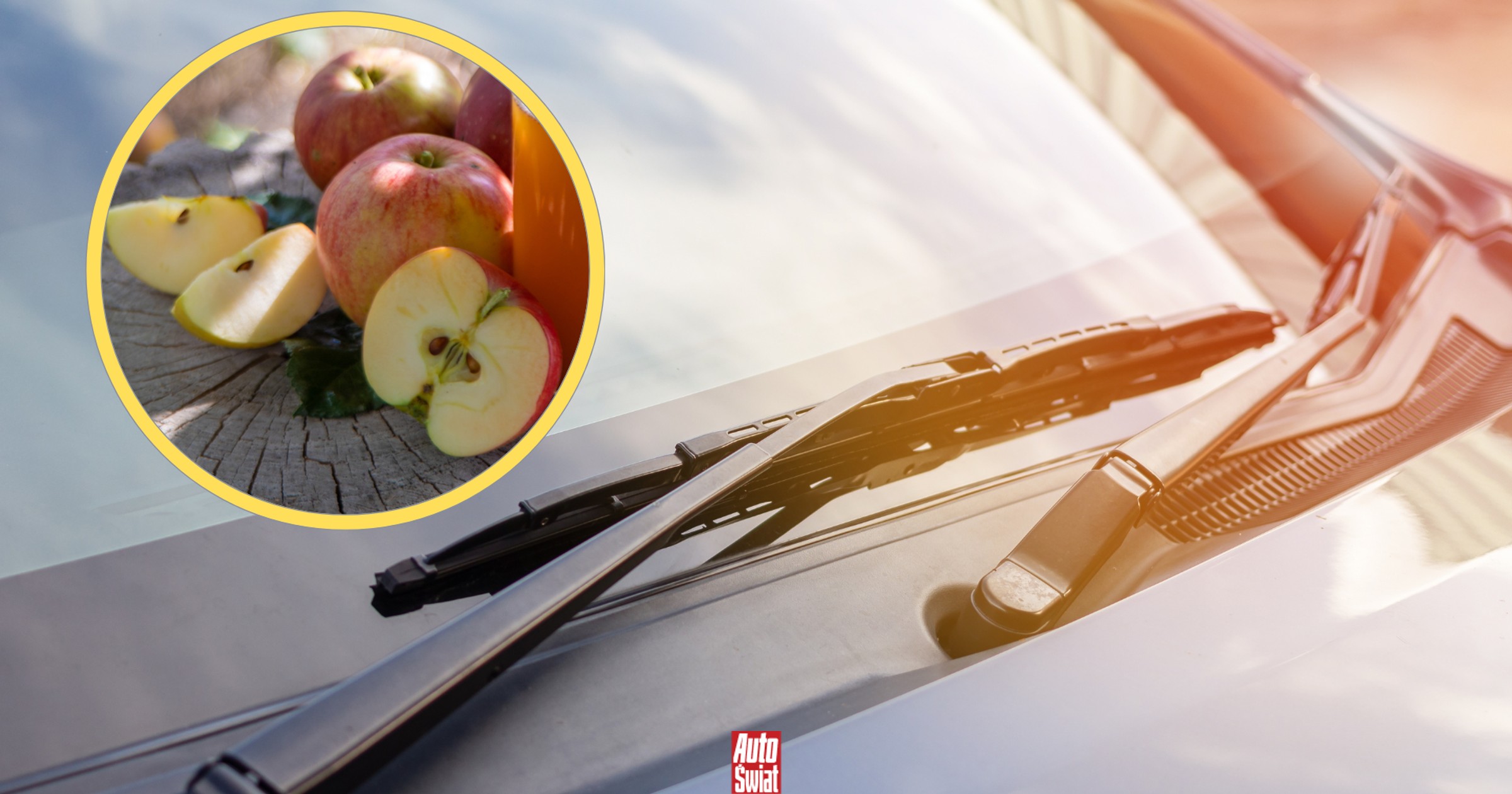 Poznaj genialny trik z jabłkiem. Przyda się wszystkim kierowcom