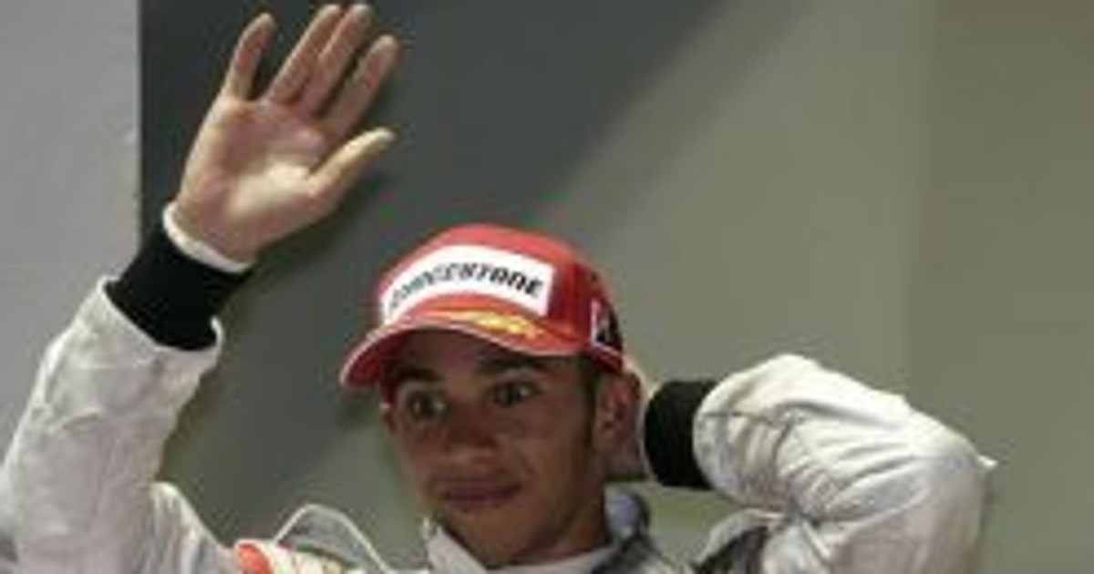 Lewis Hamilton z ...wosku
