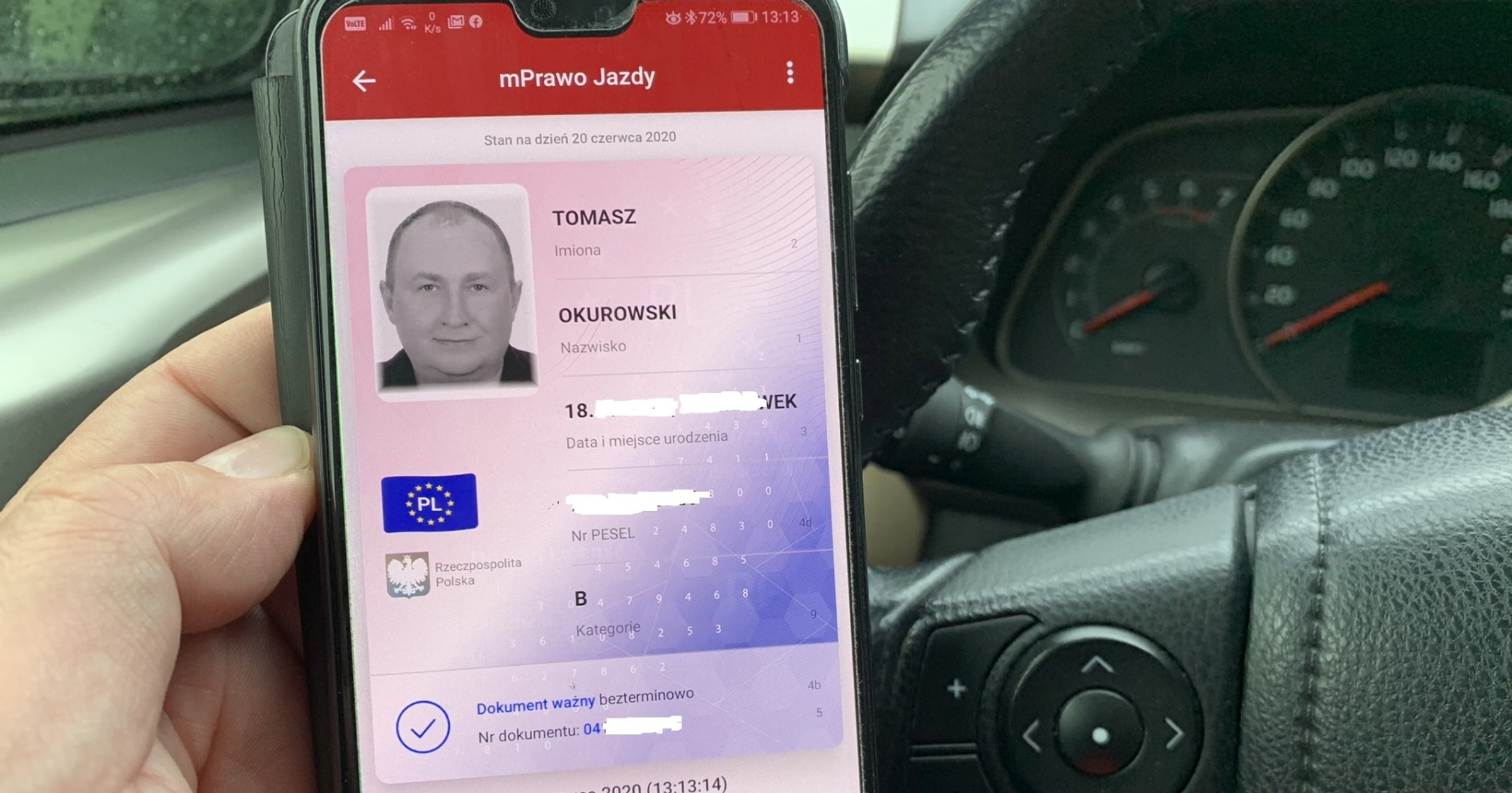 mPrawo Jazdy w telefonie
