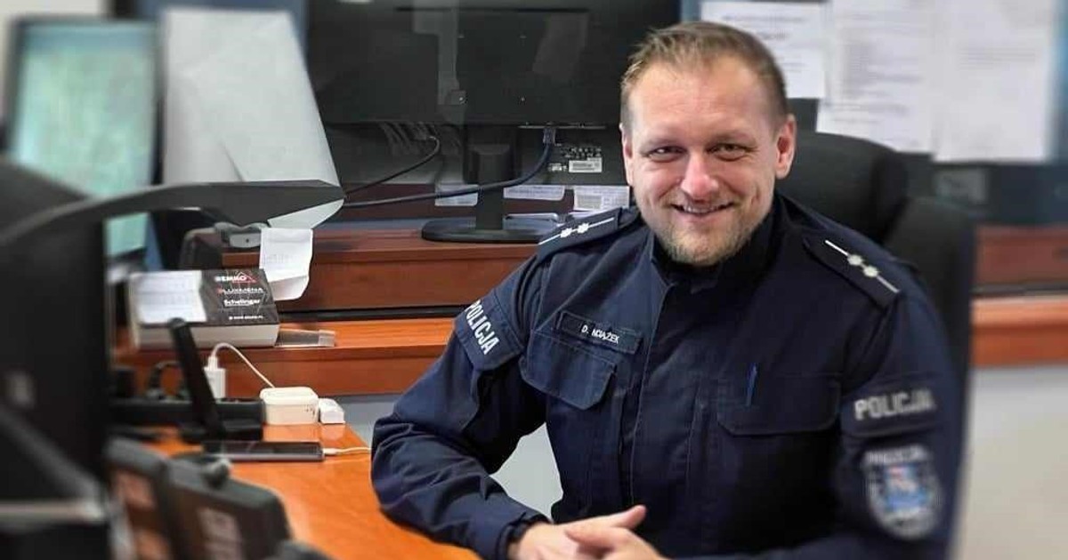 Policjant z Koszalina ratuje życie 63-letniej kobiety po wypadku