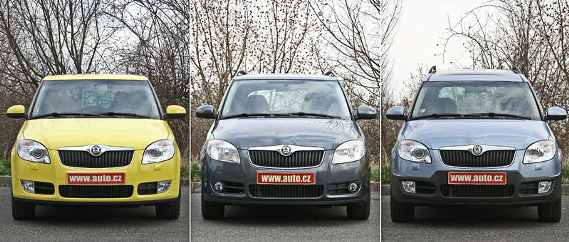 Škoda Fabia vs. Fabia Combi vs. Roomster – braterski pojedynek
