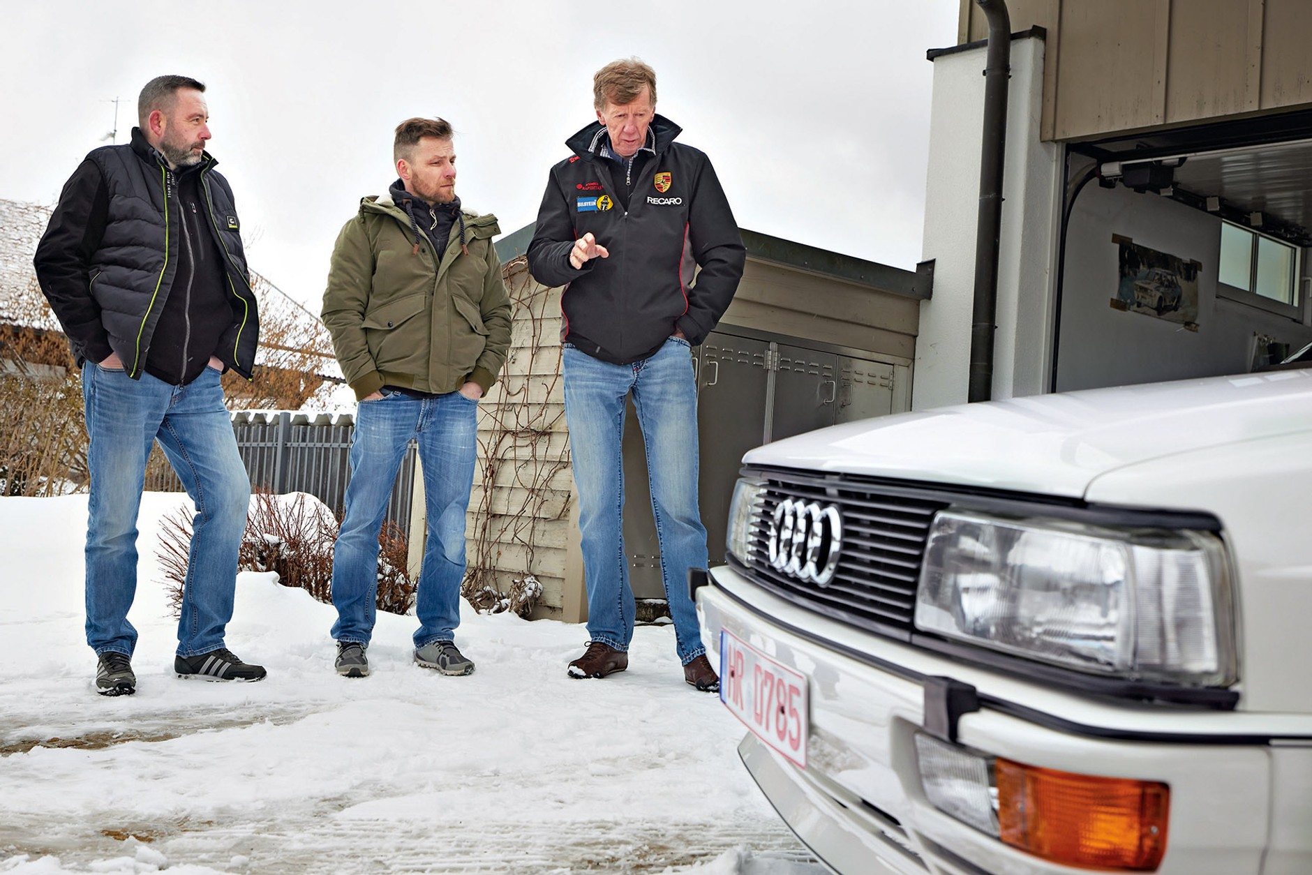 Odbudowane Audi quattro Waltera Röhrla