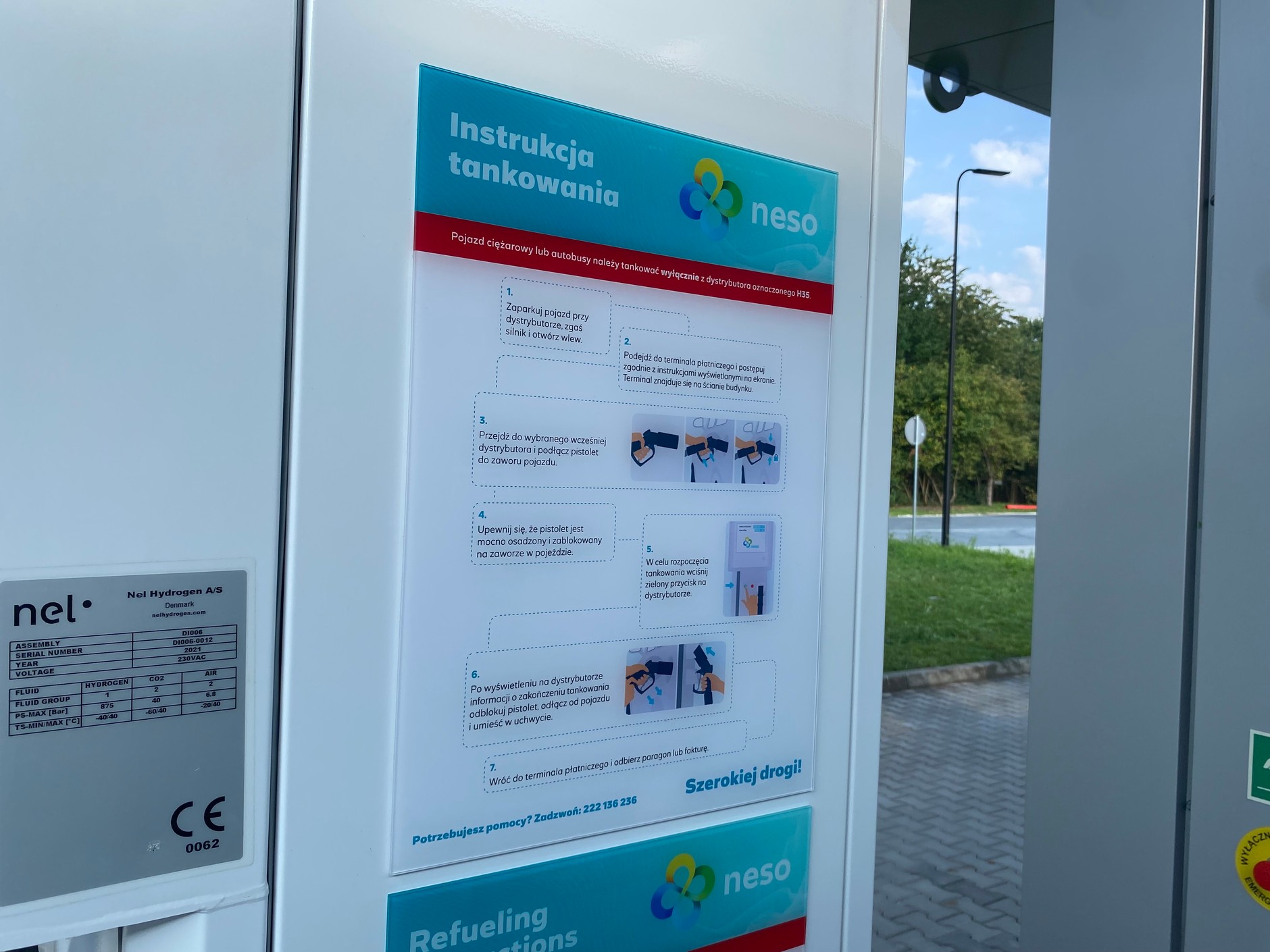 Stacja wodorowa NESO. Pierwsza stacja tankowania wodoru w Polsce
