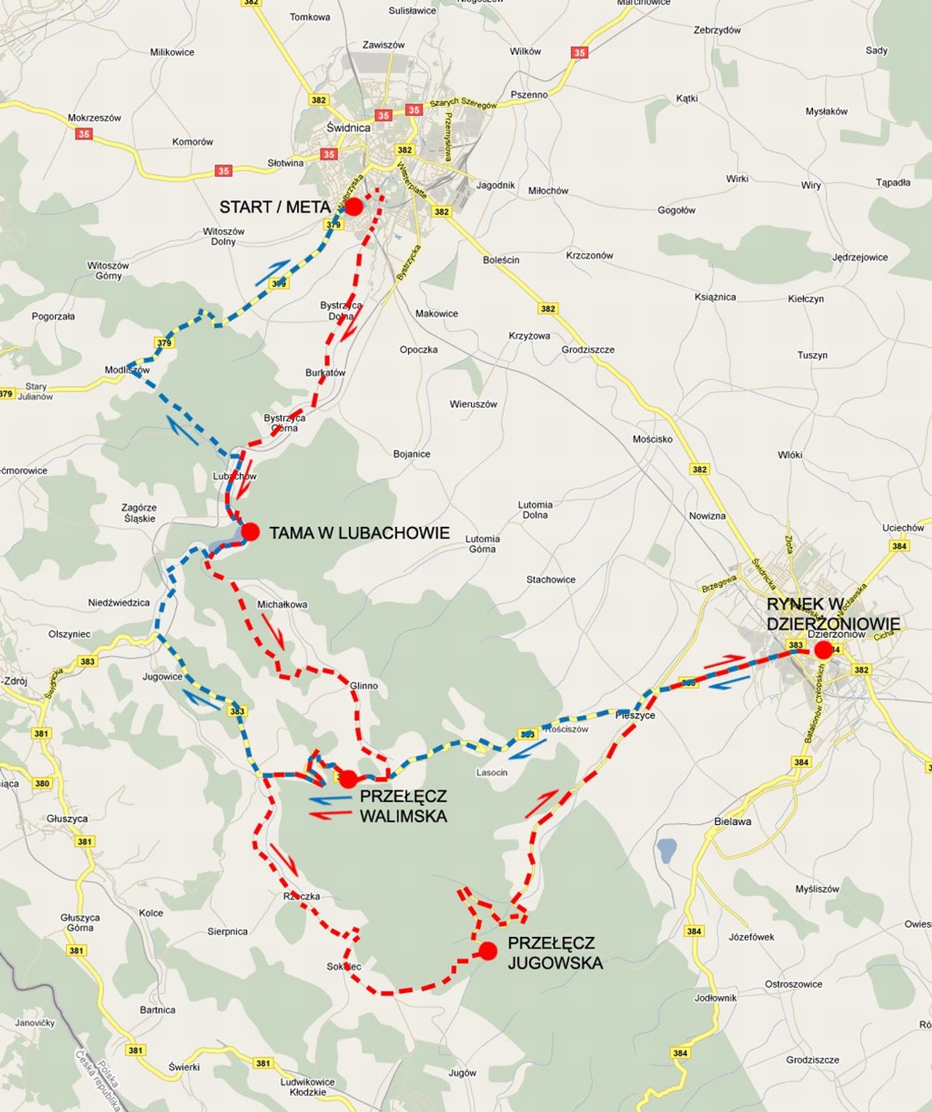 Spot w Świdnicy 11.11.09: Objazd niepodległości trasą Rajdu Elmot i Rajdu Polski