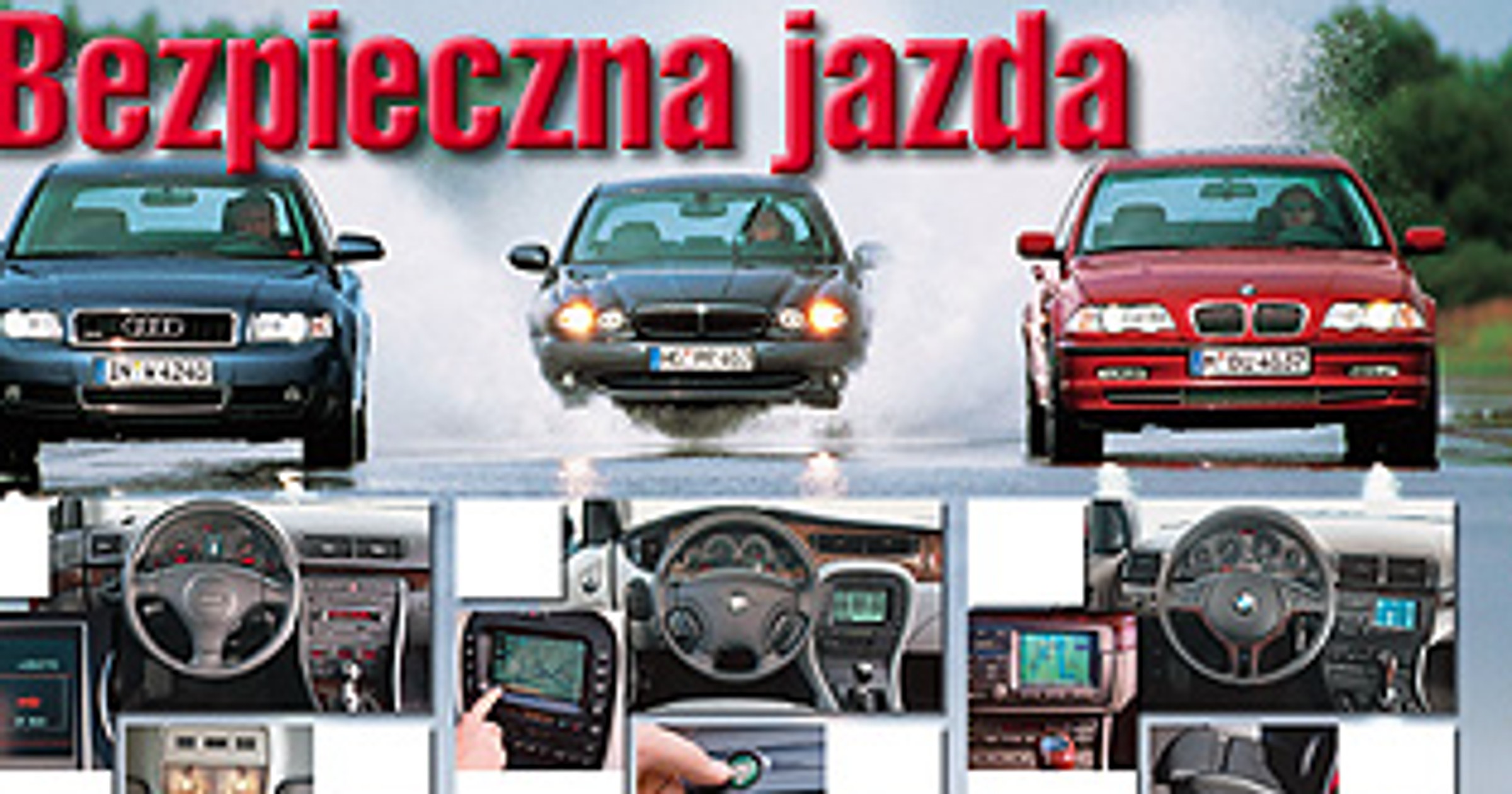 Audi A4 3.0 quattro, BMW 330xi, Jaguar X-Type 3.0 V6 Sport - Ostra jazda na czterech... kołach