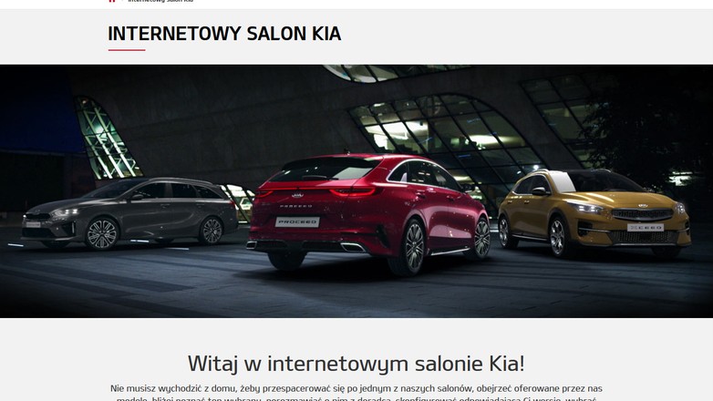 Salon internetowy Kia