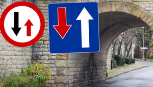 Nawet doświadczeni kierowcy mylą te strzałki. Na zwężeniu decydują o pierwszeństwie