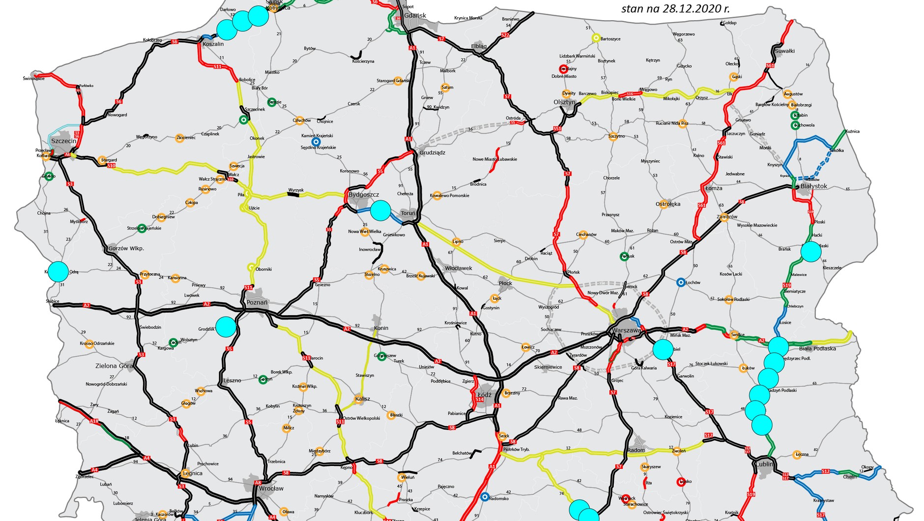 Budowa dróg krajowych i obwodnic - plany na 2021 r.