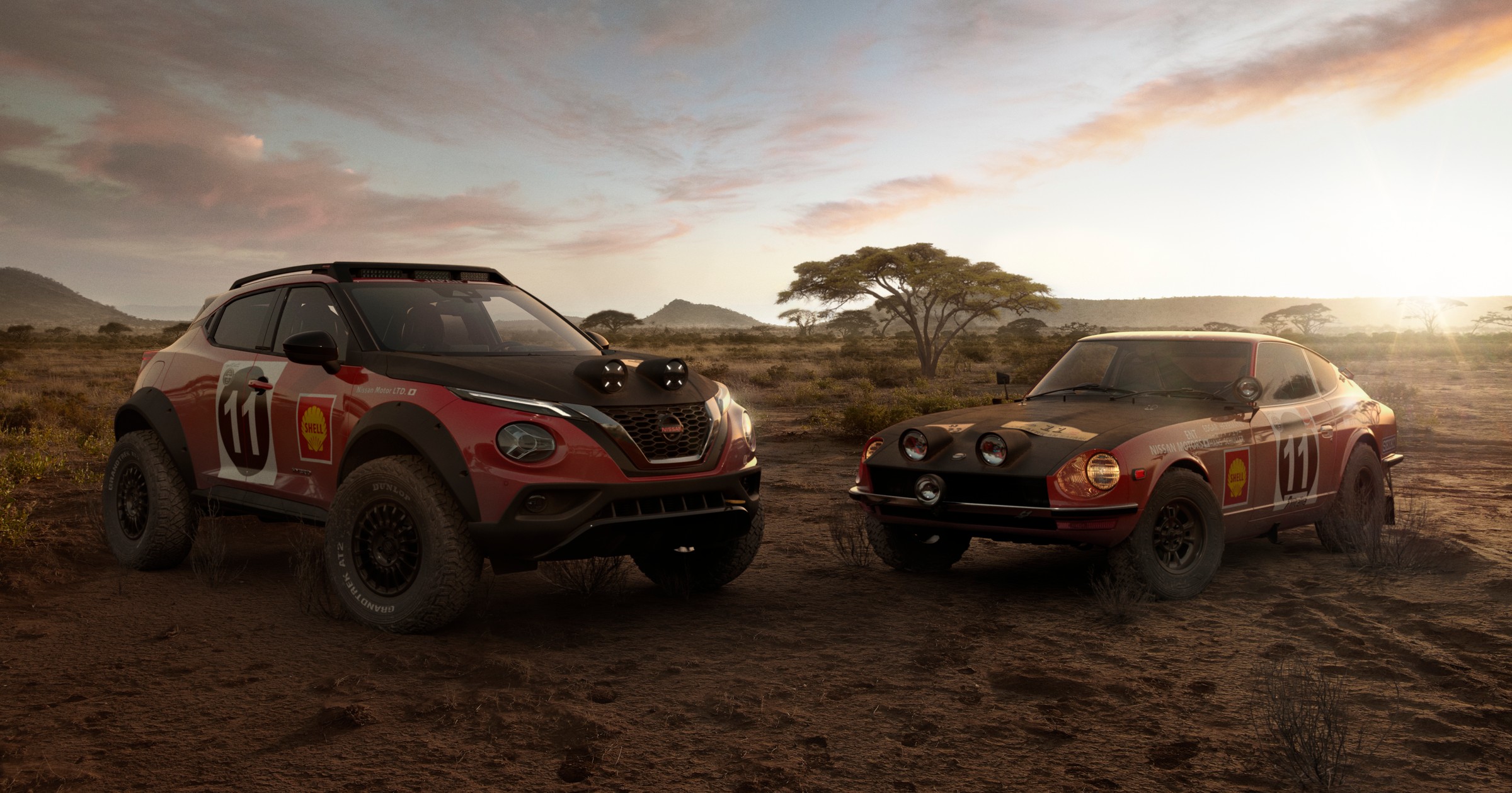 Nissan Juke Rally Trubute Concept i Datsun 240Z