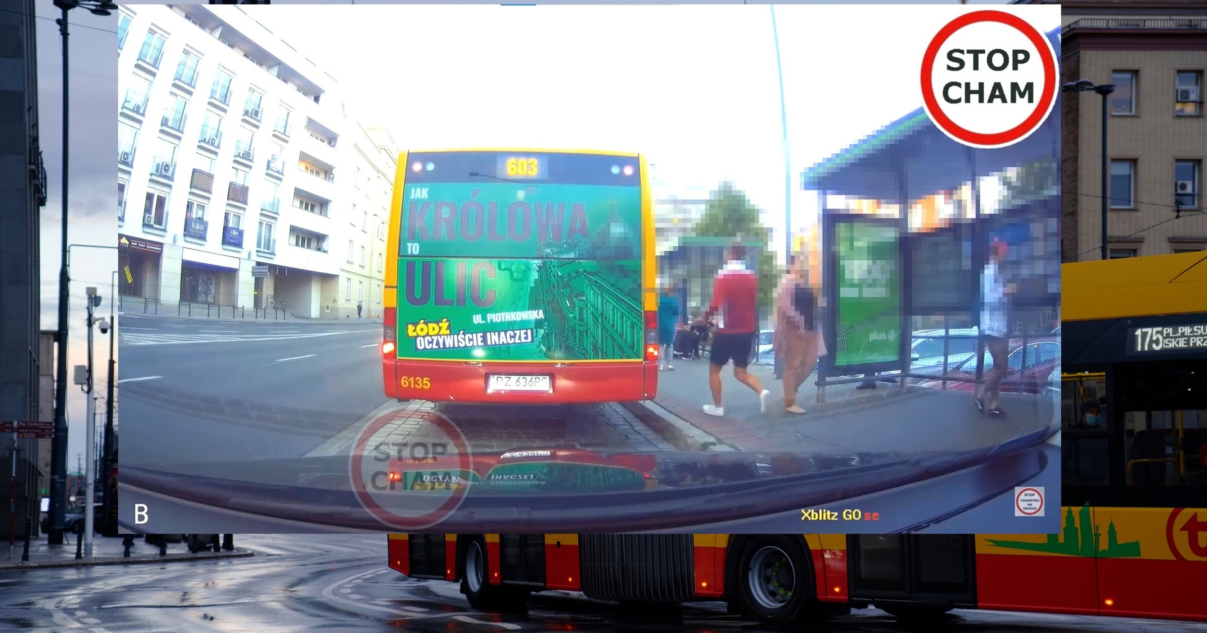 Pogoń za autobusem miejskim w poszukiwaniu telefonu