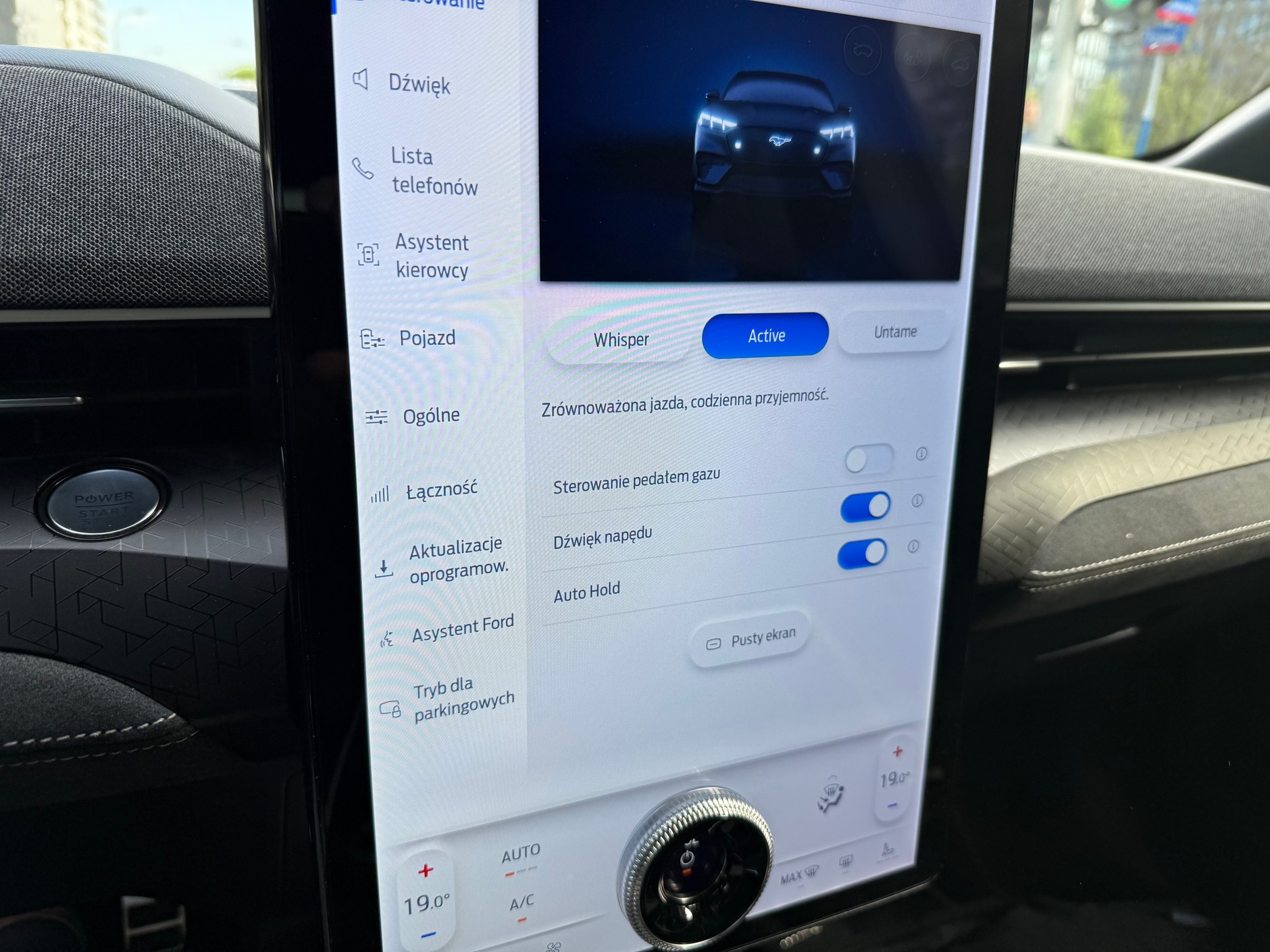 Mustang Mach-E GT: trzy tryby jazdy