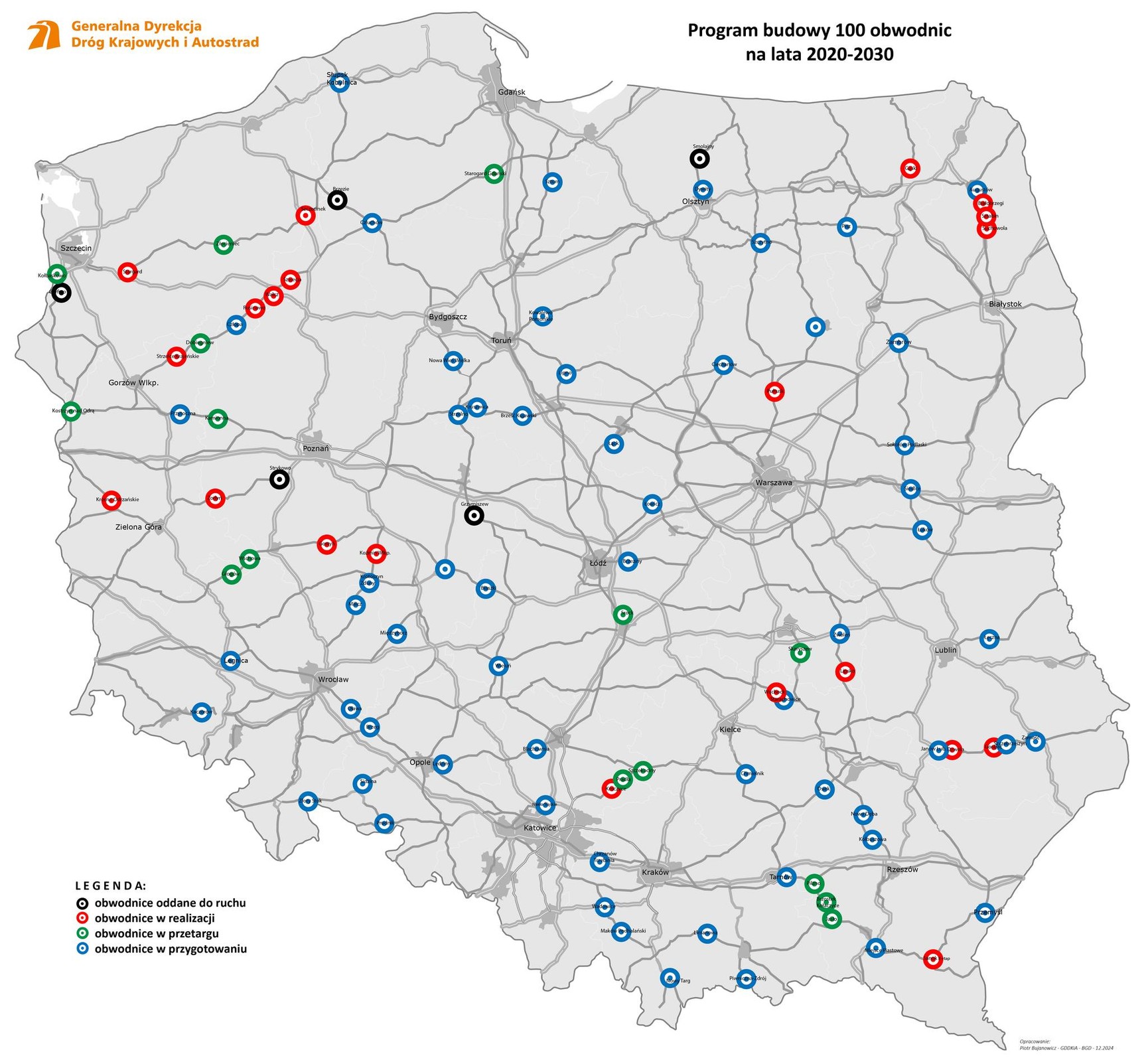 Program budowy 100 obwodnic na lata 2020-2030