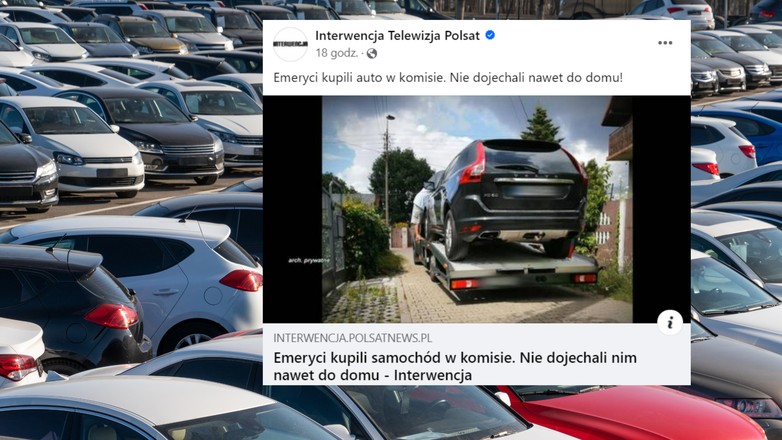 Kupili samochód w komisie. Niedługo później zaczęły się problemy (for. screen: facebook.com/@InterwencjaPolsat)