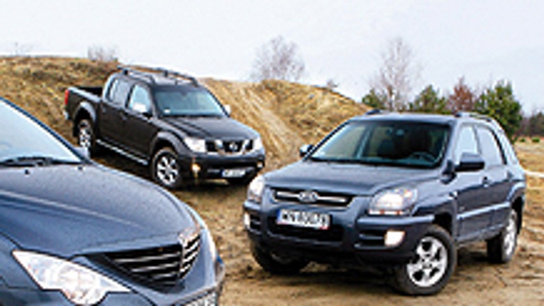 Kia Sportage, Nissan Navara, SsangYong Acyon - Księgowy rządzi!