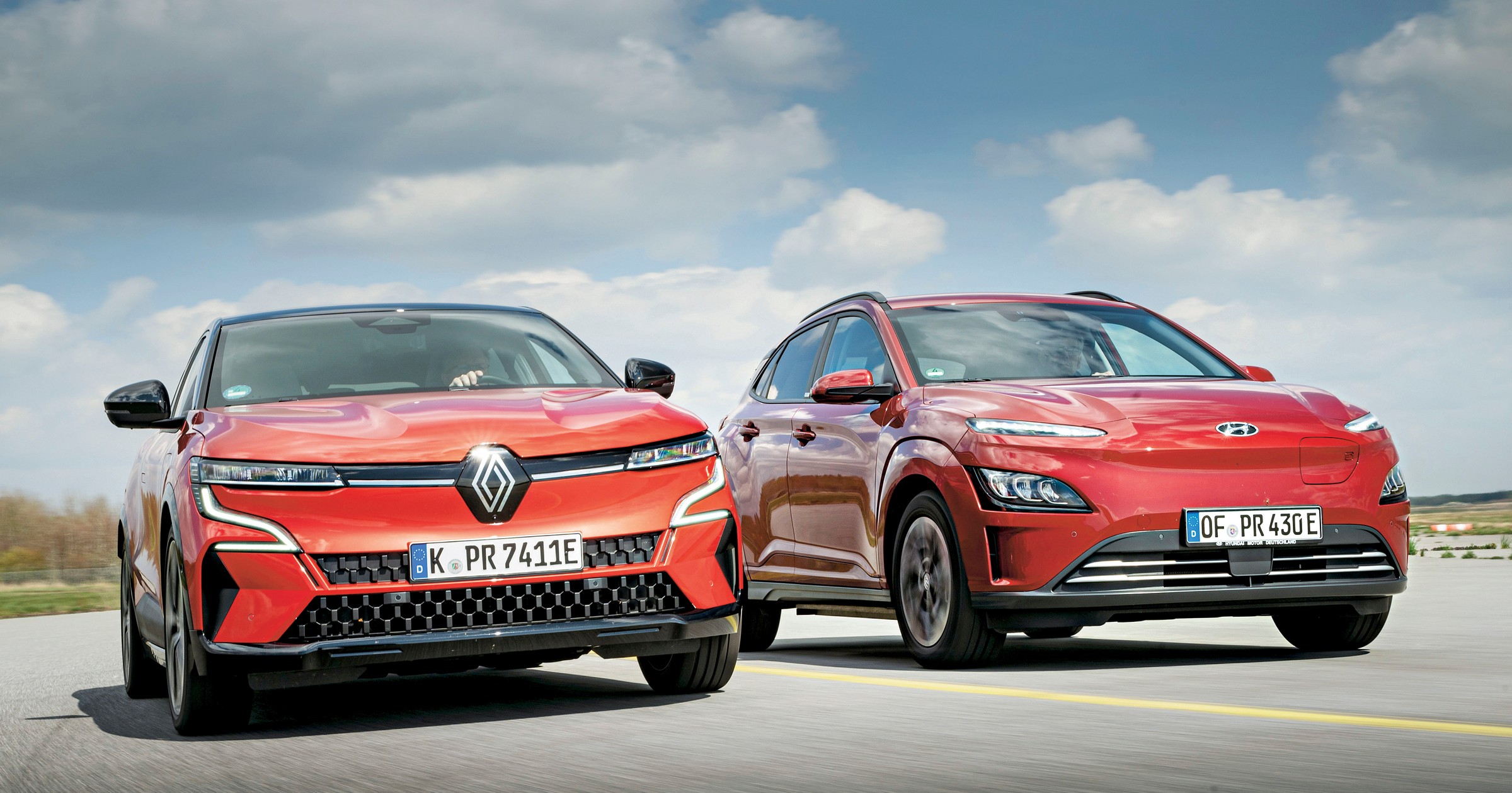 Hyundai Kona Electric i elektryczne Renault Megane E-Tech - porównanie
