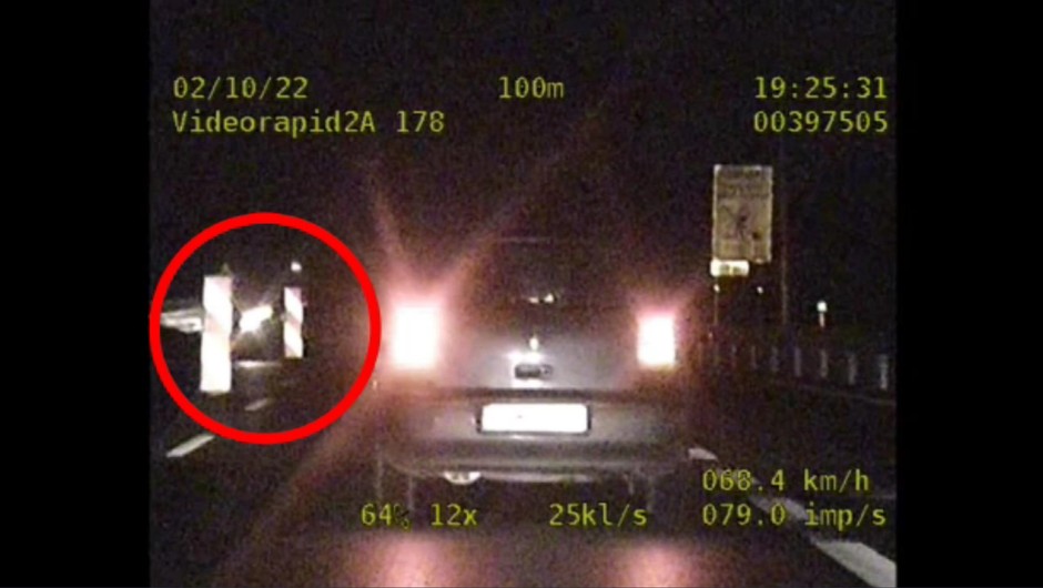 Zawracał na drodze ekspresowej. Wszystko na oczach policji