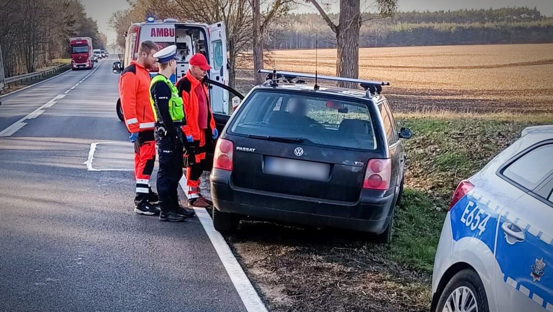 Atak hipoglikemii podczas jazdy