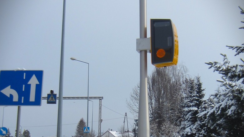 Fotoradar w m. Ładna - woj. małopolskie