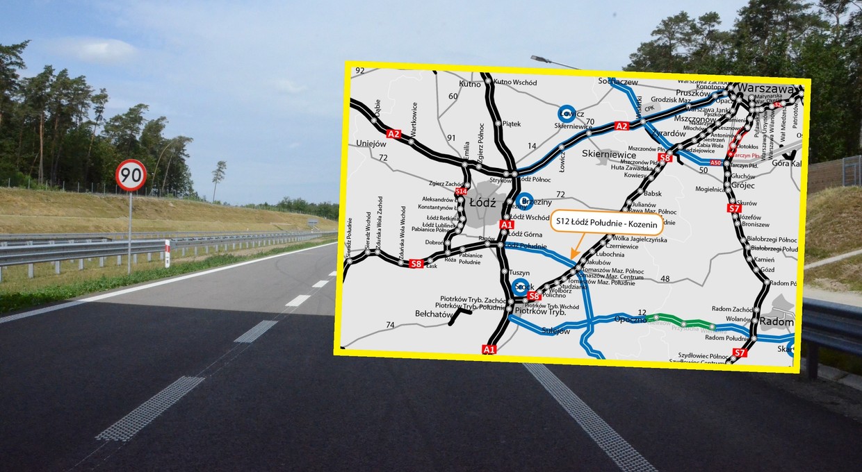 GDDKiA doda łącznik na trasie S8. Odcinek odciąży autostrady A2 i A1