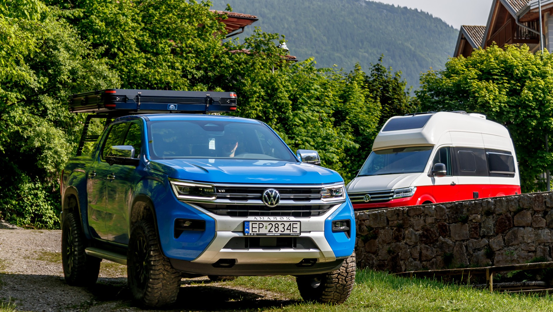 Volkswagen Amarok i Grand California na włoskich wakacjach