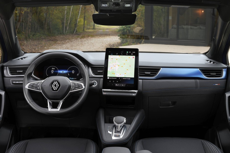 Kabina Renault Captur po modernizacji