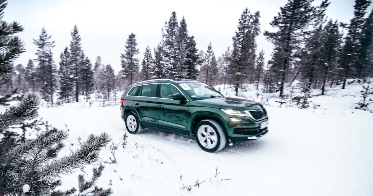 Skoda 4x4 – jazda na lodzie i śniegu