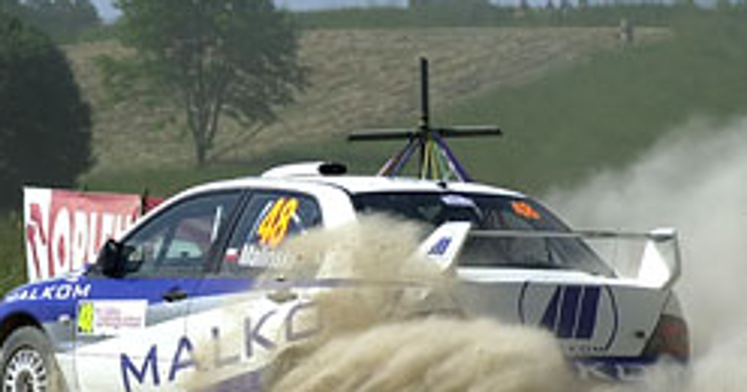 Rajd Polski 2007: wypadek Dudy, kurz i emocje (fotogaleria)