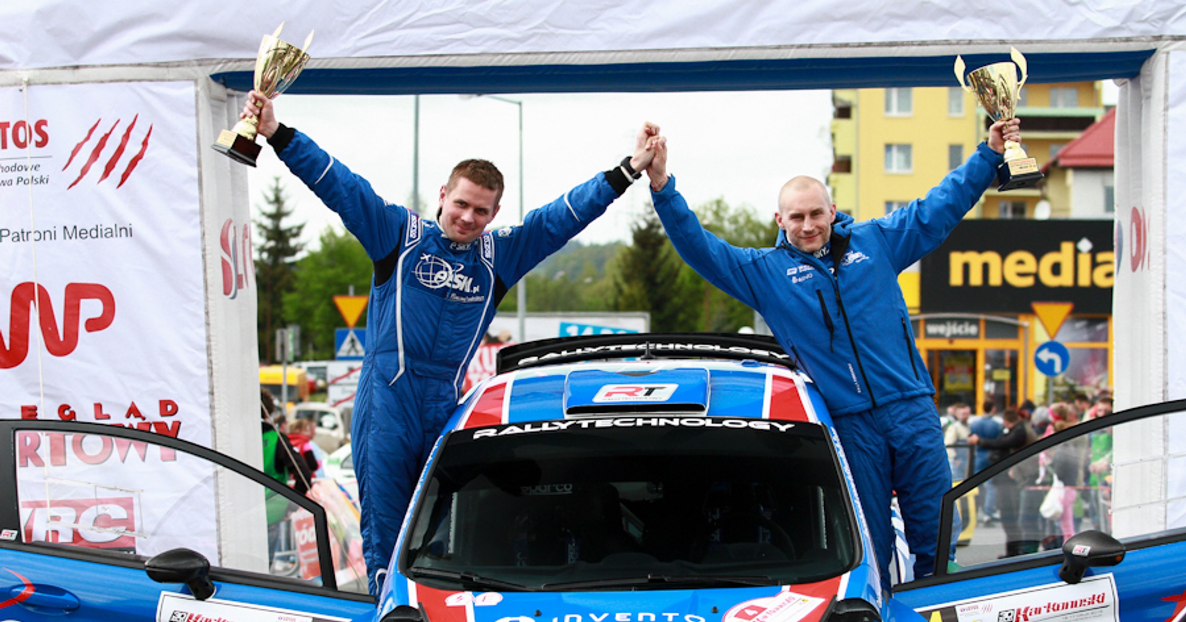 Łukasz Habaj i Piotr Woś (Ford Fiesta R5)