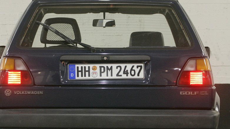 Mocne światła stopu w Golfie