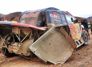 Dakar 2017: horror Toyoty, kamienie w bagażniku Nassera