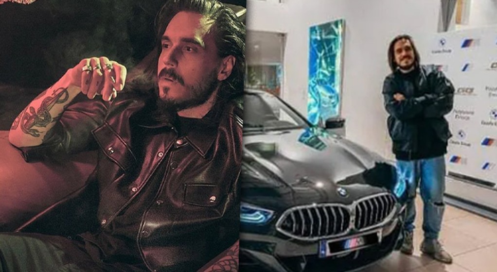 Raper Miuosh odebrał nowe BMW. Media go hejtują (Instagram/miuosh i Twitter/BMW Gazda Group Gliwice)