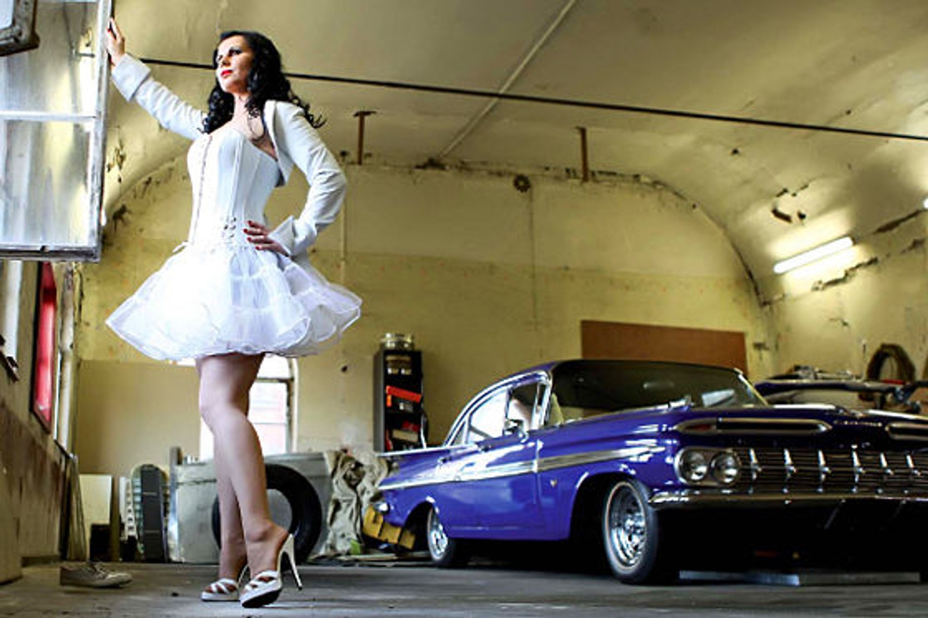 Amerykańskie auta i dziewczyny - zdjęcia