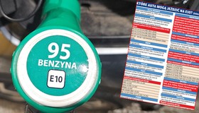 Do których aut lepiej nie tankować E10?