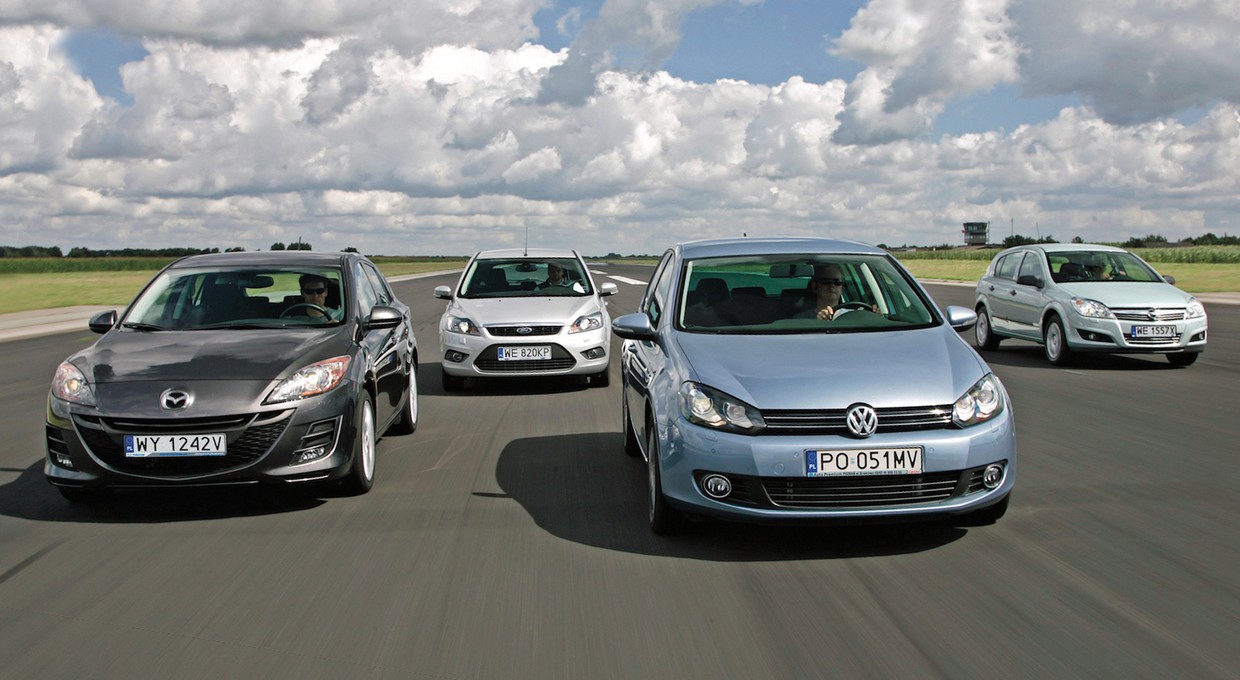 Ford Focus, Mazda 3, Opel Astra i Volkswagen Golf, czyli rynkowe hity z dieslem! Który będzie najlepszym wyborem?