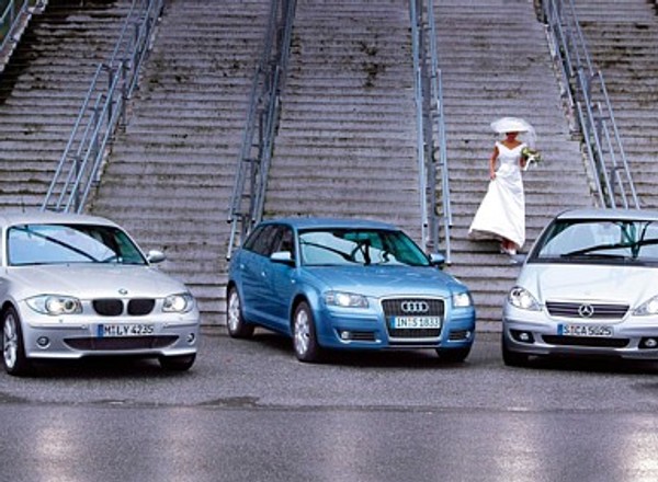 Audi A3 2.0 TDI, BMW 120d, Mercedes A 200 CDI - Trzech ognistych amantów